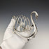 British Vintage Silver Plated Swan Toast Rack